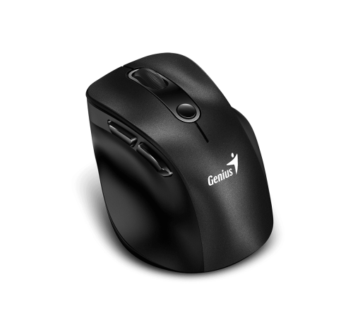 Мышь беспроводная Ergo 9000S черная (Black), вертикальная эргономичная бесшумная мини- мышь BT 5.0 + 2,4 ГГц, 6 кнопок