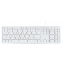 Клавиатура Oklick 500M белый USB slim Multimedia  [1061586]