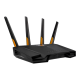 ASUS TUF-AX3000// роутер 802.11 a/b/g/n/ac/ax, до 574 + 4804 Mbps, 2,4 + 5 гГц, 6 антенны, USB; 90IG0790-MO3B00 (TUF-AX3000)
