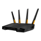 ASUS TUF-AX3000// роутер 802.11 a/b/g/n/ac/ax, до 574 + 4804 Mbps, 2,4 + 5 гГц, 6 антенны, USB; 90IG0790-MO3B00 (TUF-AX3000)