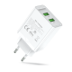Сетевое зарядное устройство Vention на 2 порта USB (A+A) QC 3.0 Белый Vention FBAW0-EU