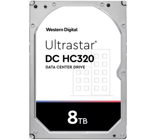 Жесткий диск Western Digital Ultrastar DC HС320 HDD 3.5" SATA 8Тb, 7200rpm, 256MB buffer, 512e (HUS728T8TALE6L4 ), 1 year (0B36452) Жесткий диск Western Digital Ultrastar DC HС320 HDD 3.5" SATA 8Тb, 7200rpm, 256MB buffer, 512e (HUS728T8TALE6L4 ), 1 year (0B36452)