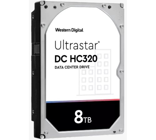 Жесткий диск Western Digital Ultrastar DC HС320 HDD 3.5" SATA 8Тb, 7200rpm, 256MB buffer, 512e (HUS728T8TALE6L4 ), 1 year (0B36452) Жесткий диск Western Digital Ultrastar DC HС320 HDD 3.5" SATA 8Тb, 7200rpm, 256MB buffer, 512e (HUS728T8TALE6L4 ), 1 year (0B36452)