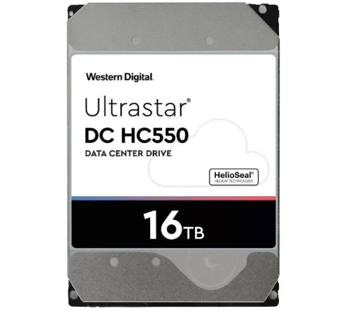 Жесткий диск Western Digital Ultrastar DC HС550 HDD 3.5" SATA 16Тb, 7200rpm, 512MB buffer, 512e (WUH721816ALE6L4), 1 year (0F38466) Жесткий диск Western Digital Ultrastar DC HС550 HDD 3.5" SATA 16Тb, 7200rpm, 512MB buffer, 512e (WUH721816ALE6L4), 1 year (0F38466)