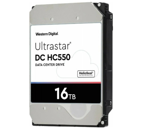 Жесткий диск Western Digital Ultrastar DC HС550 HDD 3.5" SATA 16Тb, 7200rpm, 512MB buffer, 512e (WUH721816ALE6L4), 1 year (0F38466) Жесткий диск Western Digital Ultrastar DC HС550 HDD 3.5" SATA 16Тb, 7200rpm, 512MB buffer, 512e (WUH721816ALE6L4), 1 year (0F38466)