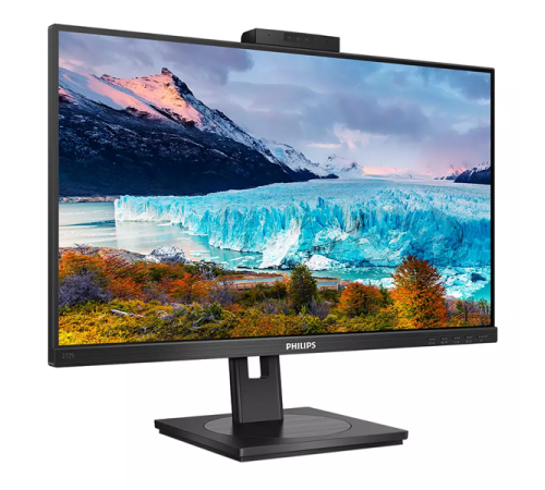 Монитор 27" Philips 272S1MH 1920x1080 75Гц IPS LED 16:9 4ms VGA DVI HDMI DP USB 3.2 USB-B  3*USB-A 3.2 50М:1 1000:1 178/178 250cd HAS Pivot Tilt Swivel Speakers Black (272S1M/00)