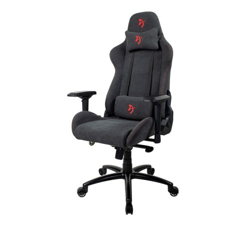 Компьютерное кресло (для геймеров) Arozzi Verona Signature Soft Fabric - Red Logo