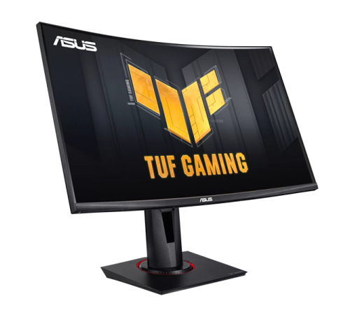 Монитор ASUS 27" VG27VQM VA LED изогнутый, 1920x1080, ProGaming, 1ms, 350cd/m2, 178°/178°, 100Mln:1, 240Hz, Freesync, DVI, HDMI*2, DP, USB-hub, MM, HAS, Swivel, Tilt, VESA, Black, 90LM0510-B03E70 3 years (VG27VQM)