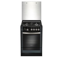 Плита Газовая Gefest ПГ 6300-03 0046 черный (стеклянная крышка) реш.чугун