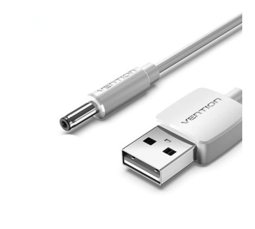 Кабель Vention USB AM/DC-jack 3.5мм M - 1м Белый Vention CEXWF Кабель Vention USB AM/DC-jack 3.5мм M - 1м Белый Vention CEXWF