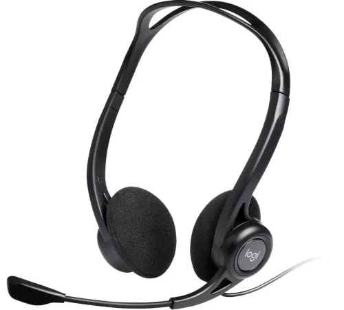 Наушники с микрофоном Logitech 960 черный (981-000100) Наушники с микрофоном Logitech 960 черный (981-000100)