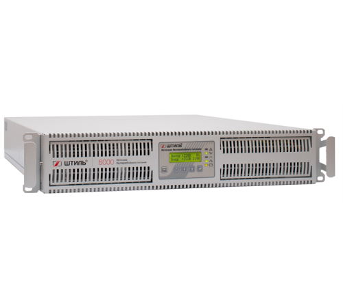 ШТИЛЬ ИБП 6000 ВА; 1 фазный; on-line; батарея: 192В ext (no incl), ЗУ 4А; 3U; rack (SR1106L)