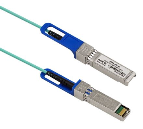 Кабель оптический SFP-SFP, 3 метра, многомодовое волокно 850 нм, 25Gb скорость (SFP28-AOC-3M) Кабель оптический SFP-SFP, 3 метра, многомодовое волокно 850 нм, 25Gb скорость (SFP28-AOC-3M)