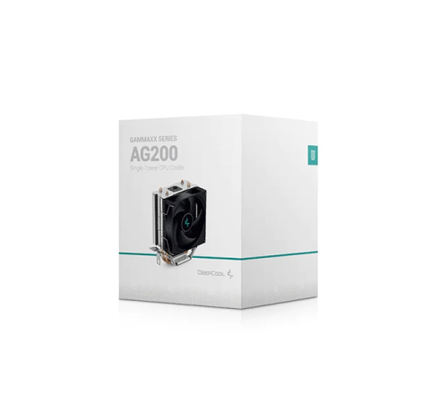 Кулер для процессора DEEPCOOL AG200 LGA1700/1200/115X/AM5/AM4 (36шт/кор, TDP 100W, PWM, Fan 92mm, 2 тепл.трубки прямого контакта) RET (AG200) Кулер для процессора DEEPCOOL AG200 LGA1700/1200/115X/AM5/AM4 (36шт/кор, TDP 100W, PWM, Fan 92mm, 2 тепл.трубки прямого контакта) RET (AG200)