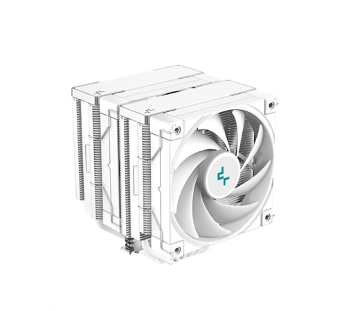 Кулер для процессора DEEPCOOL AK620 WH LGA20XX/1700/1200/115X/AM5/AM4 (8шт/кор, TDP 260W, PWM, DUAL Fan 120mm, 6 тепл. трубок, белый) RET (AK620 WH) Кулер для процессора DEEPCOOL AK620 WH LGA20XX/1700/1200/115X/AM5/AM4 (8шт/кор, TDP 260W, PWM, DUAL Fan 120mm, 6 тепл. трубок, белый) RET (AK620 WH)