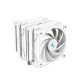 Кулер для процессора DEEPCOOL AK620 WH LGA20XX/1700/1200/115X/AM5/AM4 (8шт/кор, TDP 260W, PWM, DUAL Fan 120mm, 6 тепл. трубок, белый) RET (AK620 WH)