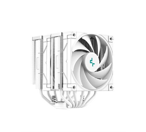 Кулер для процессора DEEPCOOL AK620 WH LGA20XX/1700/1200/115X/AM5/AM4 (8шт/кор, TDP 260W, PWM, DUAL Fan 120mm, 6 тепл. трубок, белый) RET (AK620 WH) Кулер для процессора DEEPCOOL AK620 WH LGA20XX/1700/1200/115X/AM5/AM4 (8шт/кор, TDP 260W, PWM, DUAL Fan 120mm, 6 тепл. трубок, белый) RET (AK620 WH)