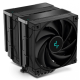 Кулер для процессора DEEPCOOL AK620 ZERO DARK LGA20XX/1700/1200/115X/AM5/AM4 (8шт/кор, TDP 260W, PWM, DUAL Fan 120mm, 6 тепл. трубок, черный) RET (AK620 ZERO DARK)