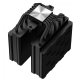 Кулер для процессора DEEPCOOL AK620 ZERO DARK LGA20XX/1700/1200/115X/AM5/AM4 (8шт/кор, TDP 260W, PWM, DUAL Fan 120mm, 6 тепл. трубок, черный) RET (AK620 ZERO DARK)