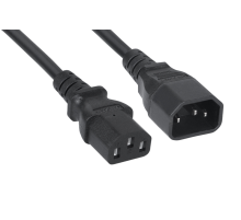 Cabeus PC-IEC19-IEC20-3M Кабель питания IEC 320 C19 - IEC 320 C20 (3x1.5), 16A, прямая вилка, 3м (PC-IEC19-IEC20-3M)