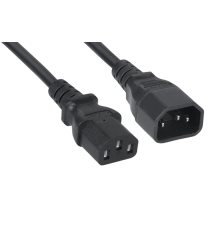 Cabeus PC-189-VDE-1.0-1.8M Кабель питания монитор-компьютер IEC 320 C13 - IEC 320 C14 (3x1.0), 1.8 м (PC-189-VDE-1.0-1.8M)