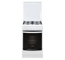 Плита Комбинированная Gefest ПГЭ 5102-03 0023 белый (металлическая крышка) реш.чугун