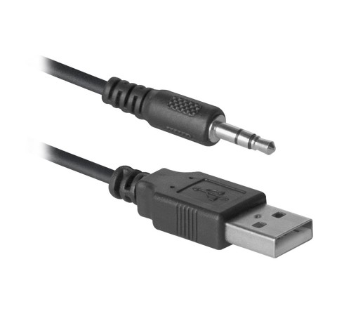 Колонки Defender SPK 230 2.0 черный 4Вт портативные
