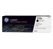 Картридж лазерный HP 312X CF380XD черный x2упак. (8800стр.) для HP CLJ Pro M476