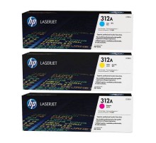 Картридж лазерный HP 312A CF440AM голубой/желтый/пурпурный x3упак. (2400стр.) для HP CLJ Pro M476