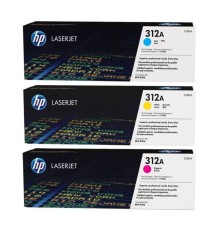 Картридж лазерный HP 312A CF440AM голубой/желтый/пурпурный x3упак. (2400стр.) для HP CLJ Pro M476