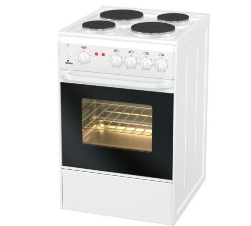 Плита Электрическая Flama AE 1403 W белый эмаль Плита Электрическая Flama AE 1403 W белый эмаль