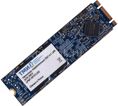 Твердотельный накопитель ТМИ SSD M.2 2280 1ТБ SATA3 6Gbps, 3D TLC, до R560/W520, IOPS(randon 4K) до R66K/W73K, 2521,01 TBW, 3,45 DWPD 2y wty МПТ (ЦРМП.467512.002-02) Твердотельный накопитель ТМИ SSD M.2 2280 1ТБ SATA3 6Gbps, 3D TLC, до R560/W520, IOPS(randon 4K) до R66K/W73K, 2521,01 TBW, 3,45 DWPD 2y wty МПТ (ЦРМП.467512.002-02)
