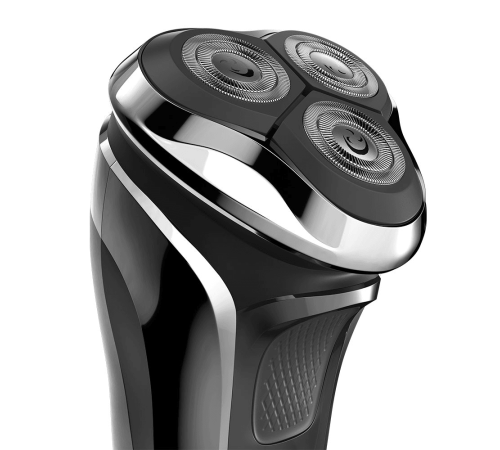 Бритва роторная Polaris PMR 0305R wet&dry PRO 5 blades реж.эл.:3 питан.:аккум. черный