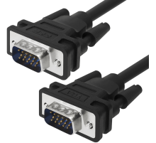 Greenconnect Кабель SVGA 1.8м чёрный, OD6.0mm. 15M / 15M GCR-VM2VM1-1.8m, 28/28 AWG, двойной экран Greenconnect VGA (m) - VGA (m) 1.8м (GCR-VM2VM1-1.8m)