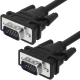 Greenconnect Кабель SVGA 5.0m чёрный, ферритовые кольца, OD8.0mm. 15M / 15M Premium, 28/28 AWG, двойной экран, GCR-51862 Greenconnect VGA (m) - VGA (m) 5м (GCR-51862)