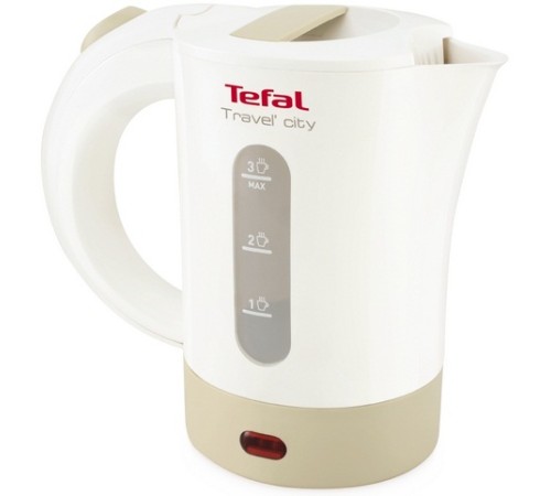 Чайник электрический Tefal KO120130 0.5л. 650Вт белый/бежевый (корпус: пластик)