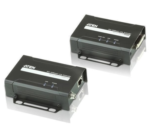 Удлинитель ATEN DVI HDBaseT-Lite Extender W/EU ADP (VE601-AT-G)