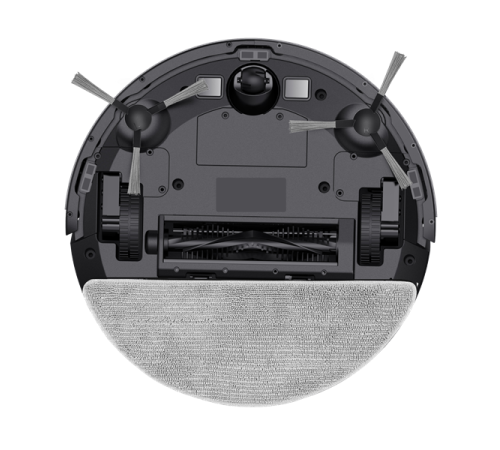 Робот-пылесос с гироскопом Robot vacuum IRBIS Peach 0121,2500 mAh,28W,2000Pa, Hyroscope, Black, charging stat, remote, roller brush & cloth for wet, 2 in 1 water tank & dust collector, brushes 2, HEPA filter 2, cleaning brush (IRP0121_b)