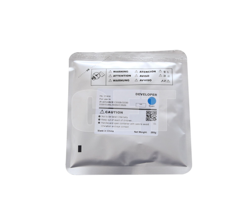 Девелопер для CANON iR ADVANCE C3320/3325i/3330/3525i/3530i (CET) Cyan, 200г, 240000 стр., CET171012