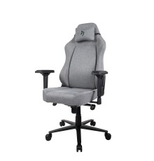 Компьютерное кресло (для геймеров) Arozzi Primo Woven Fabric - Grey - Black logo