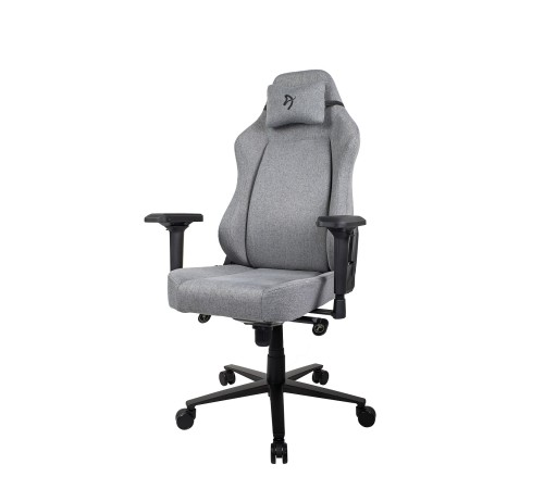 Компьютерное кресло (для геймеров) Arozzi Primo Woven Fabric - Grey - Black logo