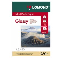 Фотобумага Lomond 0102025 A3/230г/м2/50л./белый глянцевое для струйной печати