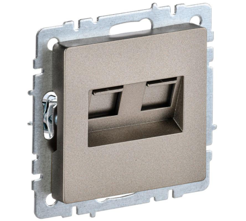 IEK BR-K20-1-K37 BRITE Роз. комп. 2-ая RJ45 кат.5E РК10-2-БрШ шамп. IEK BR-K20-1-K37 BRITE Роз. комп. 2-ая RJ45 кат.5E РК10-2-БрШ шамп.