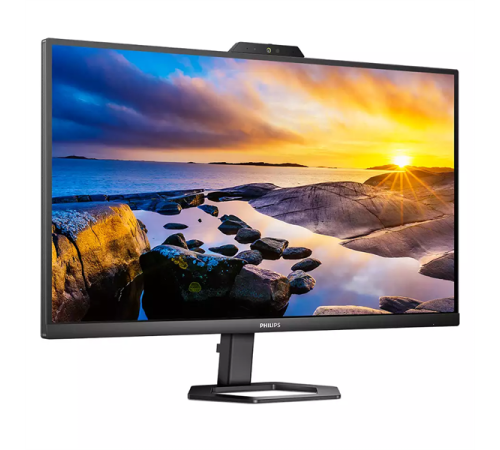 Монитор 27" Philips 27E1N5600HE 2560x1440 75Гц IPS LED 16:9 4(1)ms HDMI DP USB-C 3.2 (65W) 4*USB3.3(BC) Mega Infinity DCR 1000:1 178/178 300cd Webcam 5 MP Hello HAS Pivot Tilt Swivel Speakers Black (27E1N5600HE/01)