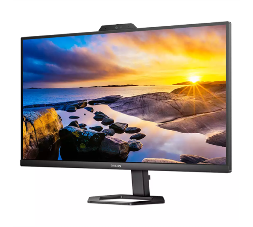 Монитор 27" Philips 27E1N5600HE 2560x1440 75Гц IPS LED 16:9 4(1)ms HDMI DP USB-C 3.2 (65W) 4*USB3.3(BC) Mega Infinity DCR 1000:1 178/178 300cd Webcam 5 MP Hello HAS Pivot Tilt Swivel Speakers Black (27E1N5600HE/01)