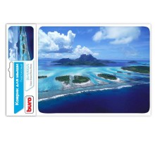 Коврик для мыши Buro BU-M10025 рисунок/Бора-Бора 230x180x2мм