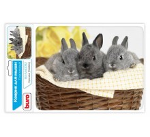 Коврик для мыши Buro BU-M40092 рисунок/кролики 230x180x2мм