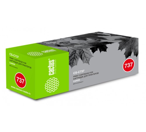 Картридж лазерный Cactus CS-C737 737 черный (2400стр.) для Canon MF 210/211/212/216/217/220