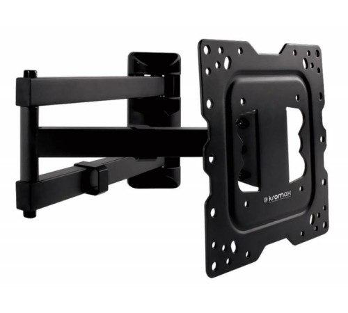 Кронштейн для телевизора Kromax DIX-18 черный 22"-55" макс.40кг настенный поворот и наклон