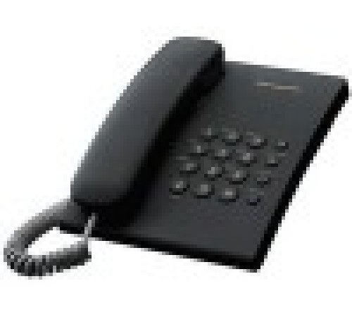 Телефон проводной Panasonic KX-TS2350RUB черный